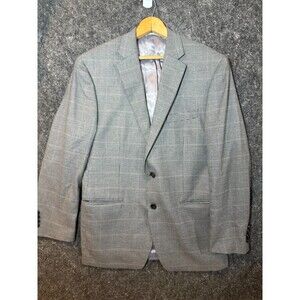 Lauren Ralph Lauren Men's Blazer 2 Button Gray Plaid Size 42R